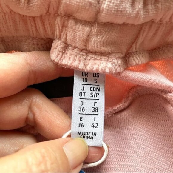 adidas Originals x J Koo Trefoil Velour Ruffle Track Pants - S, BNWTs - Picture 7 of 12